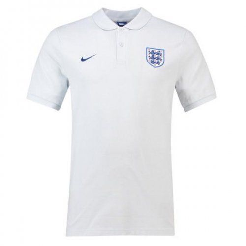 England 2018 World Cup White Polo Shirt