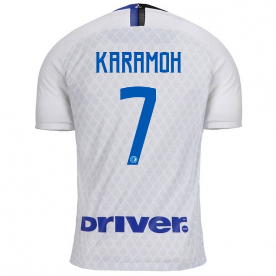Inter Milan 2018/19 KARAMOH 7 Away Shirt Soccer Jersey - Click Image to Close