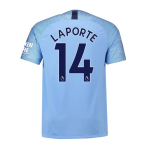 Manchester City 2018/19 Laporte 14 Home Shirt Soccer Jersey