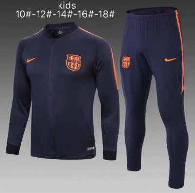 Kids Barcelona 2018/19 Royal Blue Training Suit