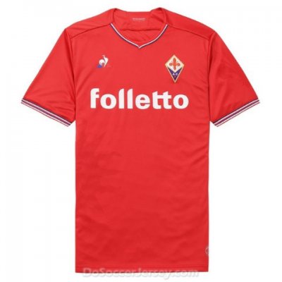 Fiorentina 2017/18 Away Red Shirt Soccer Jersey