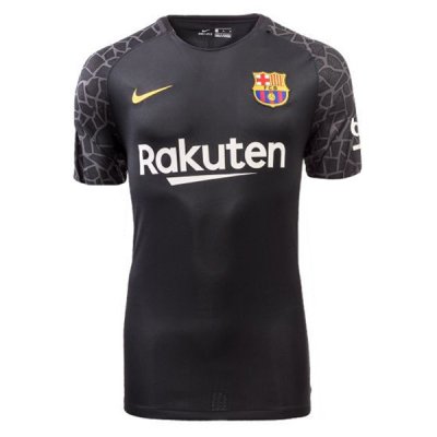 Barcelona 2017/18 Black Goalkeeper Shirt Soccer Jersey