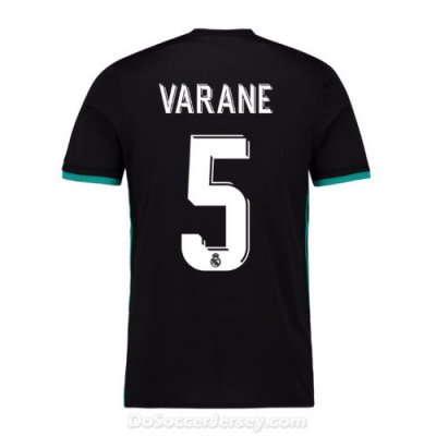 Real Madrid 2017/18 Away Varane #5 Shirt Soccer Jersey