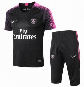 PSG 2018/19 Black Stripe Short Training Suit