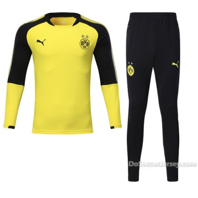 Borussia Dortmund 2017 Yellow Training Kit(Sweat Shirt+Trouser)