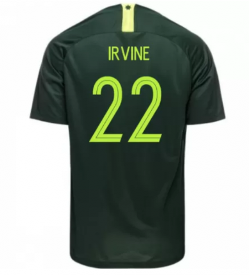 Australia 2018 FIFA World Cup Away Irvine Shirt Soccer Jersey - Click Image to Close