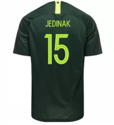 Australia 2018 FIFA World Cup Away Mile Jedinak Shirt Soccer Jersey