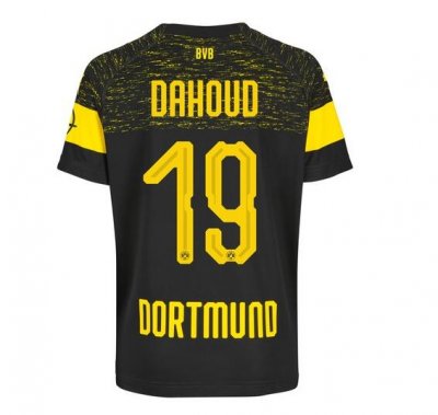 Borussia Dortmund 2018/19 Dahoud 19 Away Shirt Soccer Jersey
