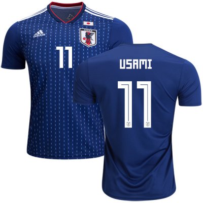Japan 2018 World Cup TAKASHI USAMI 11 Home Shirt Soccer Jersey