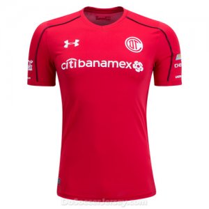 Deportivo Toluca FC 2017/18 Home Shirt Soccer Jersey