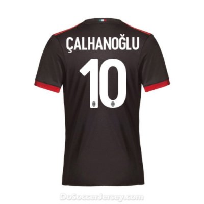 AC Milan 2017/18 Third Calhanoglu #10 Shirt Soccer Jersey