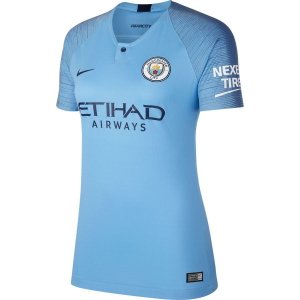 Manchester City 2018/19 Home Women's Shirt Soccer Jersey