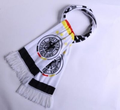 Germany 2018 World Cup Soccer Scarf White
