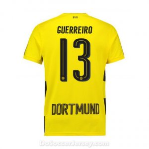 Borussia Dortmund 2017/18 Home Guerreiro #13 Shirt Soccer Jersey