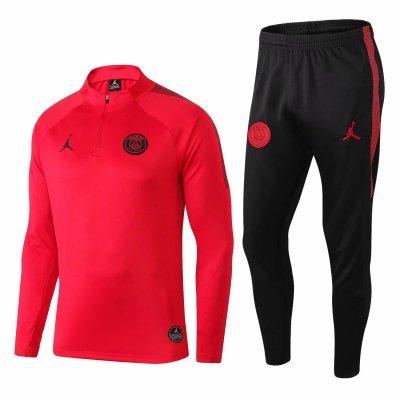 PSG x Jordan 2018/19 Red Training Suit