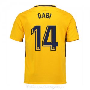 Atlético de Madrid 2017/18 Away Gabi #14 Shirt Soccer Jersey