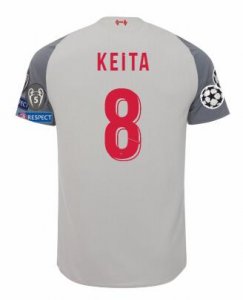 Liverpool 2018/19 NABY KEITA 8 UCL Third Shirt Soccer Jersey