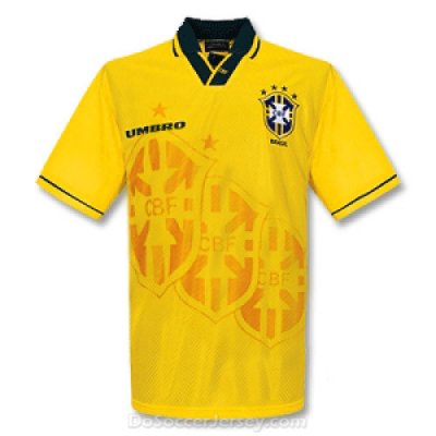 Brazil 1993/1994 Home Retro Shirt Soccer Jersey