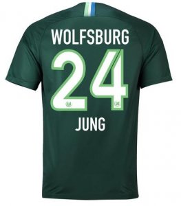 VfL Wolfsburg 2018/19 JUNG 24 Home Shirt Soccer Jersey