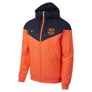 Barcelona 2017-18 Orange Woven Windrunner Jacket