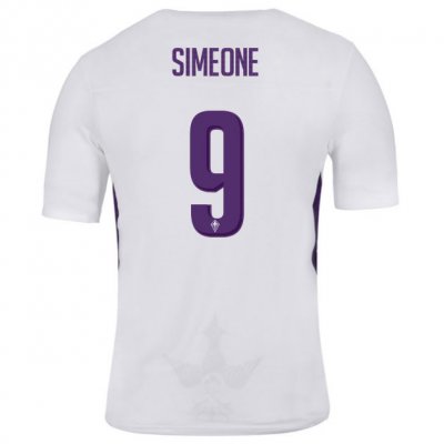 Fiorentina 2018/19 SIMEONE 9 Away Shirt Soccer Jersey
