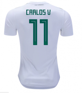 Mexico 2018 World Cup Away Carlos V Shirt Soccer Jersey