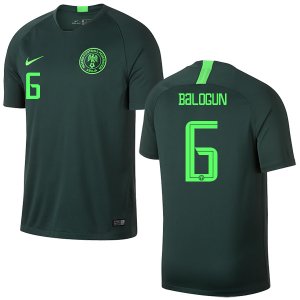 Nigeria Fifa World Cup 2018 Away Leon Balogun 6 Shirt Soccer Jersey