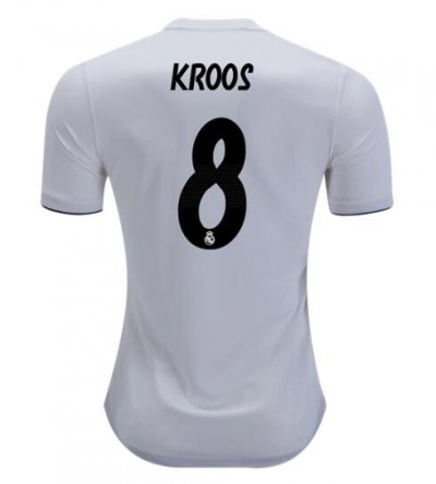 Toni Kroos Real Madrid 2018/19 Home Shirt Soccer Jersey