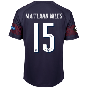 Arsenal 2018/19 Ainsley Maitland-Niles 15 UEFA Europa Away Shirt Soccer Jersey