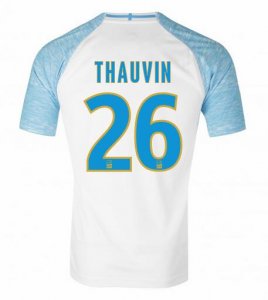 Olympique de Marseille 2018/19 THAUVIN 26 Home Shirt Soccer Jersey