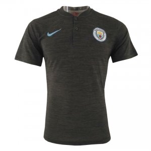 Manchester City 2018/19 Grey Polo Shirt