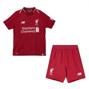 Liverpool 2018/19 Home Kids Soccer Jersey Kit Children Shirt + Shorts