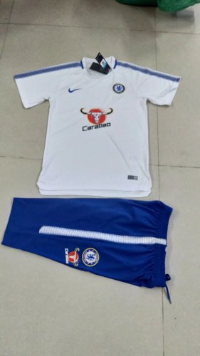 Chelsea 2017/18 White Short Training Suit