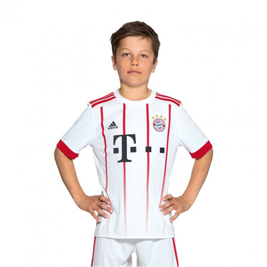 Bayern Munich 2017/18 Third Kids Kit Children Shirt And Shorts - Click Image to Close