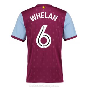 Aston Villa 2017/18 Home Whelan #6 Shirt Soccer Jersey