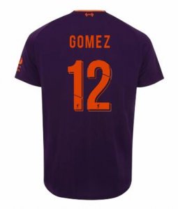 Liverpool 2018/19 JOE GOMEZ 12 UCL Away Shirt Soccer Jersey