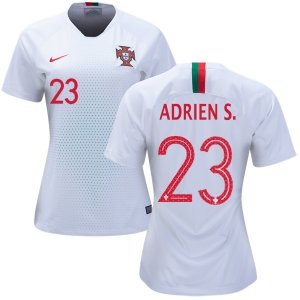 Portugal 2018 World Cup ADRIEN SILVA 23 Away Women's Shirt Soccer Jersey