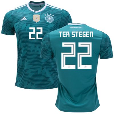 Germany 2018 World Cup MARC-ANDRE TER STEGEN 22 Away Shirt Soccer Jersey