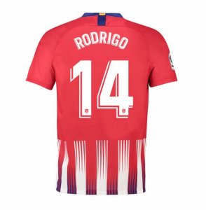 Atletico Madrid 2018/19 Rodrigo 14 Home Shirt Soccer Jersey