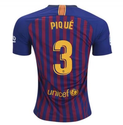 FC Barcelona 2018/19 Home Pique Shirt Soccer Jersey