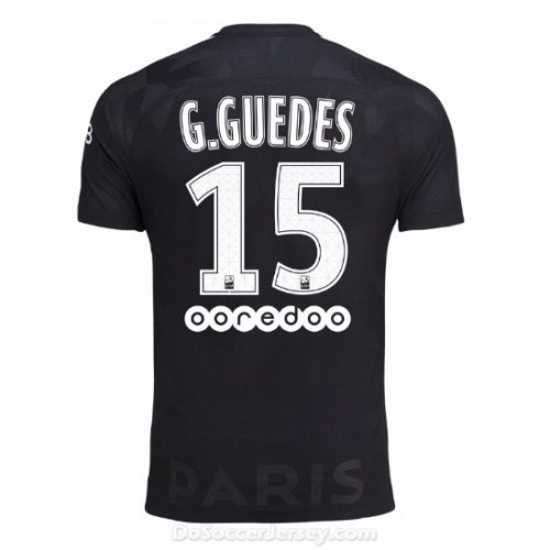 PSG 2017/18 Third G.Guedes #15 Shirt Soccer Jersey