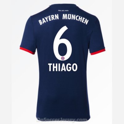 Bayern Munich 2017/18 Away Thiago #6 Shirt Soccer Jersey