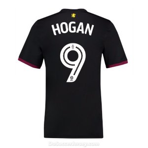 Aston Villa 2017/18 Away Hogan #9 Shirt Soccer Jersey