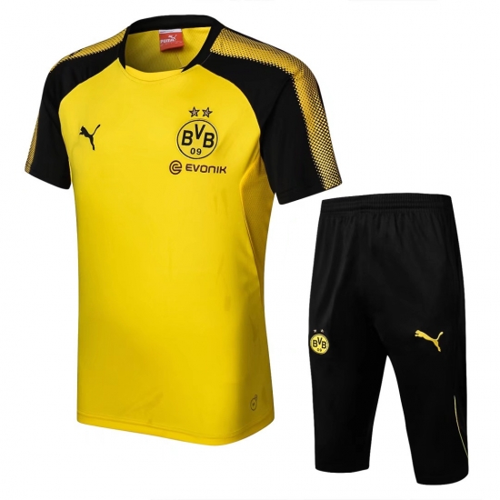 Borussia Dortmund 2017/18 Yellow Short Training Suit - Click Image to Close