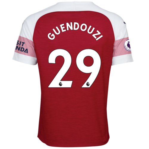 Arsenal 2018/19 Mattéo Guendouzi 29 Home Shirt Soccer Jersey