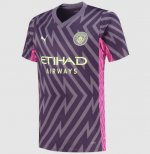 Men 2023/24 Manchester City Goalkeeper Soccer Jersey Purple