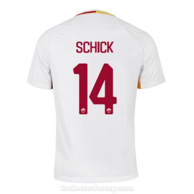 AS ROMA 2017/18 Away SCHICK #14 Shirt Soccer Jersey