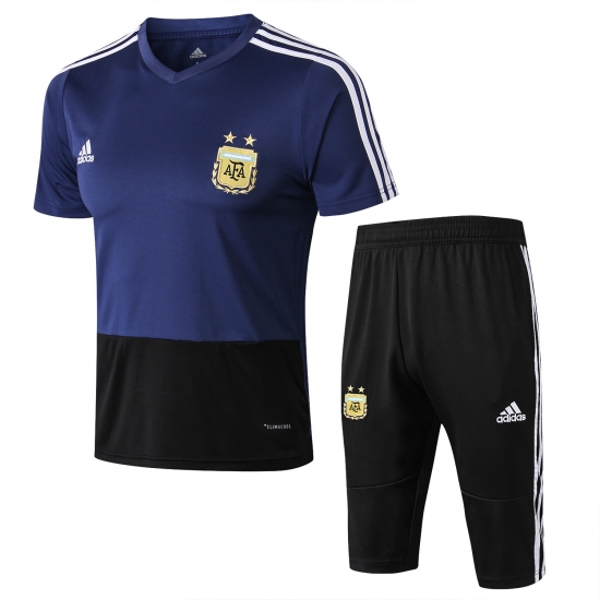 Argentina FIFA World Cup 2018 Blue Short Training Suit - Click Image to Close
