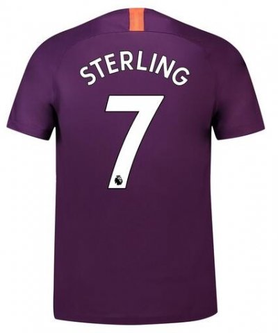 Manchester City 2018/19 Sterling 7 Third Shirt Soccer Jersey