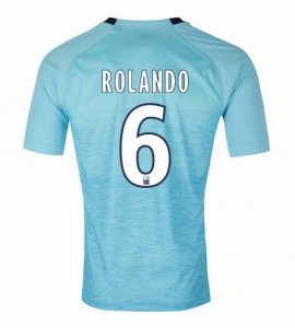 Olympique de Marseille 2018/19 ROLANDO 6 Third Shirt Soccer Jersey
